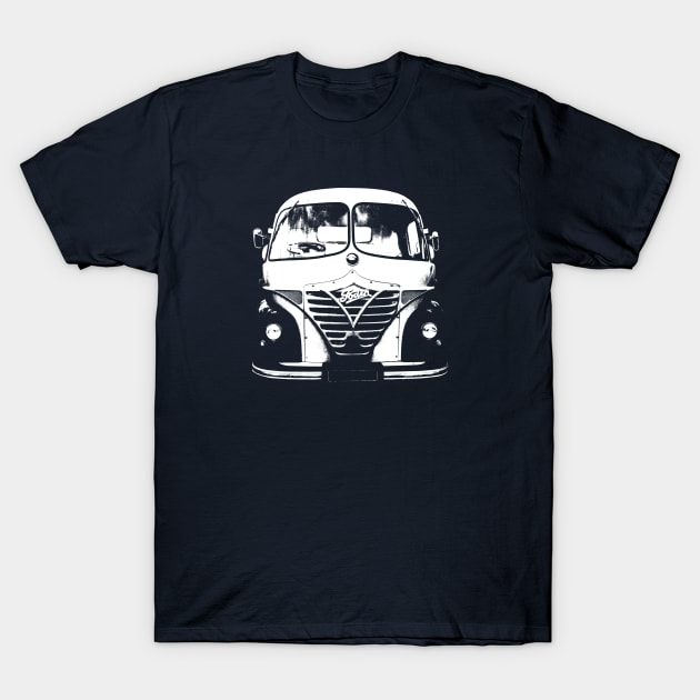 Foden S21 1960s classic heavy lorry monoblock white T-Shirt by soitwouldseem